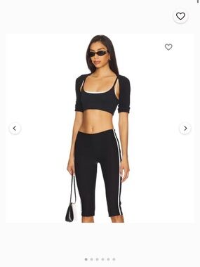 superdown Black Active Capris